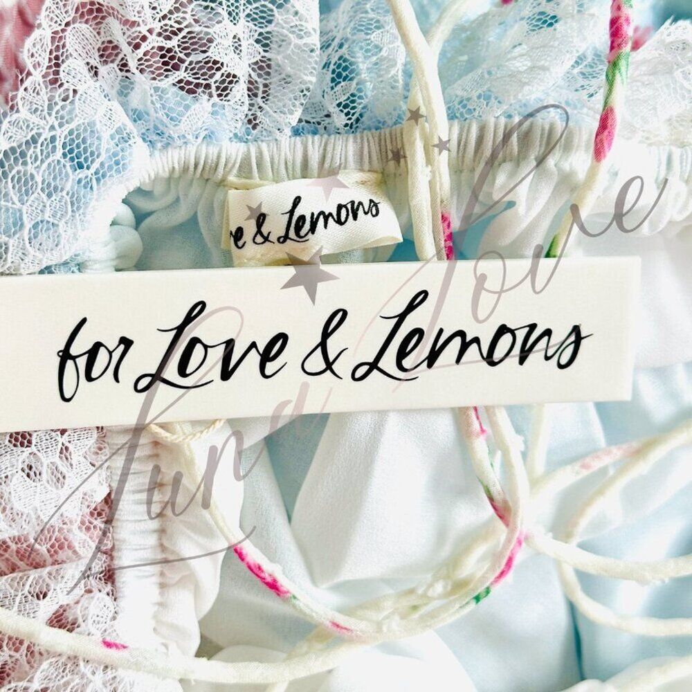 FOR LOVE & LEMONS Elula Maxi Patchwork Floral Dress NWT - Picture 12 of 13